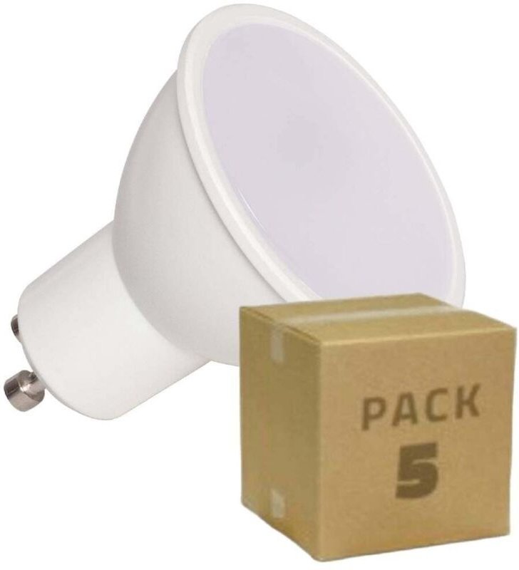 5er-Pack LED-Glühbirnen 12/24 V GU10 6W 600lm No Flicker 4000K Neutralweiß