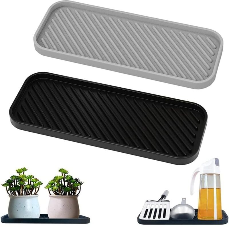 BEBUSINGOTO Stück Silikon-Schwammhalter, Silikon-Küchenspülenhalter, Silikon-Spülbecken-Organizer, Silikon-Abtropfmatte ...