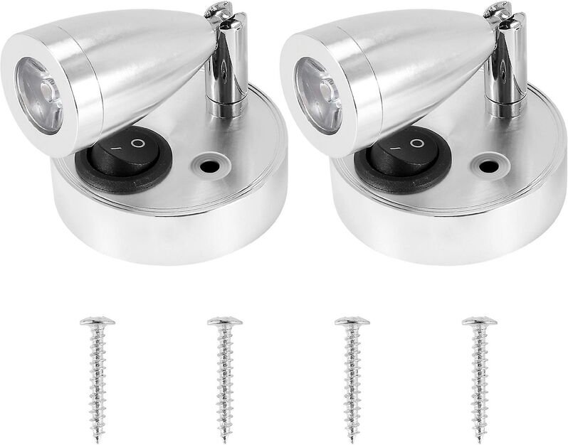 Stück 12 v Wohnmobil-Leselampe 3000 k Home Warm Wandleuchte Led Yacht für Wohnmobil, Yacht, Heimwand