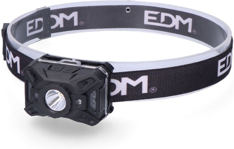 LED-Stirnlampe mit An/Aus-Sensor, 5 Modi EDM 36129
