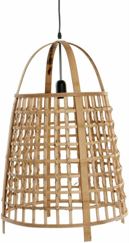 Ratan -Decke 42x42x63 natürliches Ratan Multicolor -Farbmaterial -Familienobergrenze und Wandminen Details