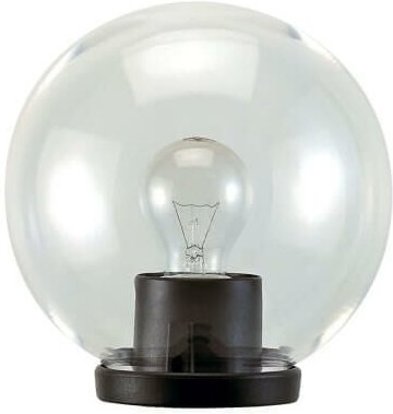 Beca - Mastlaterne 'Globo' 75W Max - ø cm.30 Farbe Schwarz - Opal