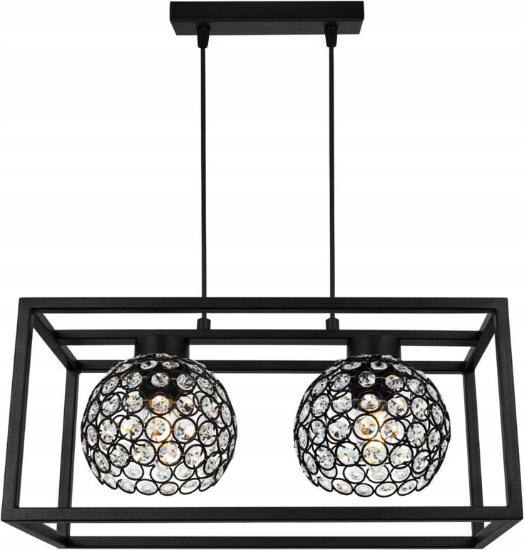 Hängelampe Eleganter Käfig Kristallkugel