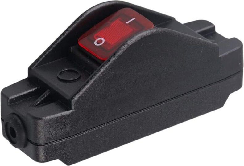 Shining House - 220-V-Ein/Aus-Inline-Kabelschalterknopf Inline-Kabelschalter für Elektrogeräte