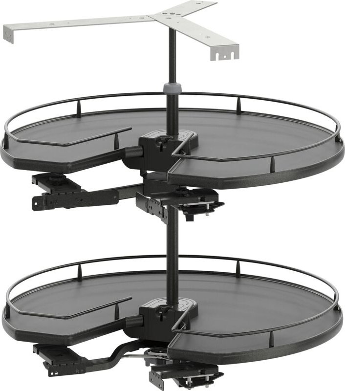 Vauth-sagel - Vauth Sagel Cor Spin 71 Karussell Eckschrank Drehbeschlag inklusive Tablare für kb 800mm, Stahl verzinkt /...