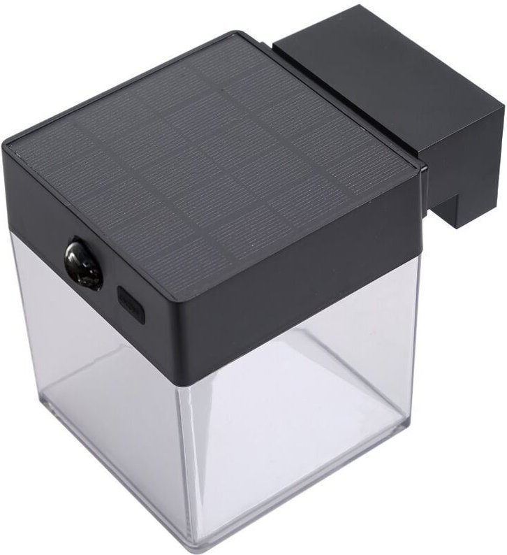 Wandleuchte de Wand EDM 31831 Schwarz Polycarbonat abs 4 w 500 lm Solar (3000 k) (5000 k) (4000 k) (4000 k) - Marke: EDM...