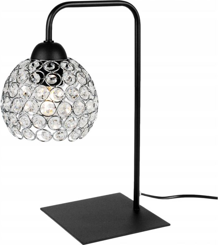 LED-Kristallkugel-Nachttischlampe