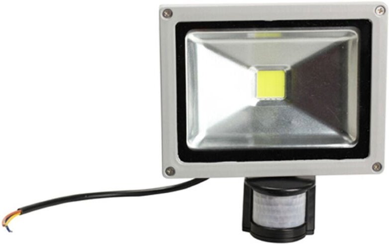 Trade Shop Traesio - Trade Shop - 20W LED-Strahler mit Bewegungsmelder, weißes Licht, 220V -
