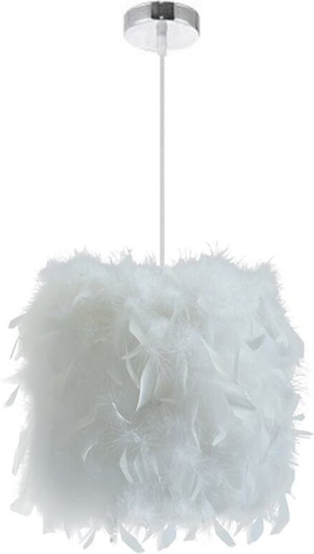 LED Pendelleuchte Kreative Federdekoration Deckenleuchte E27 40W für Schlafzimmer Wohnzimmer Kinderzimmer Eingang Esszim...