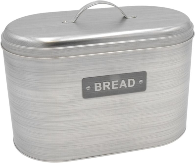 Metall Brotdose Bread mit Griff Brotkasten Brotbox Brotbehälter