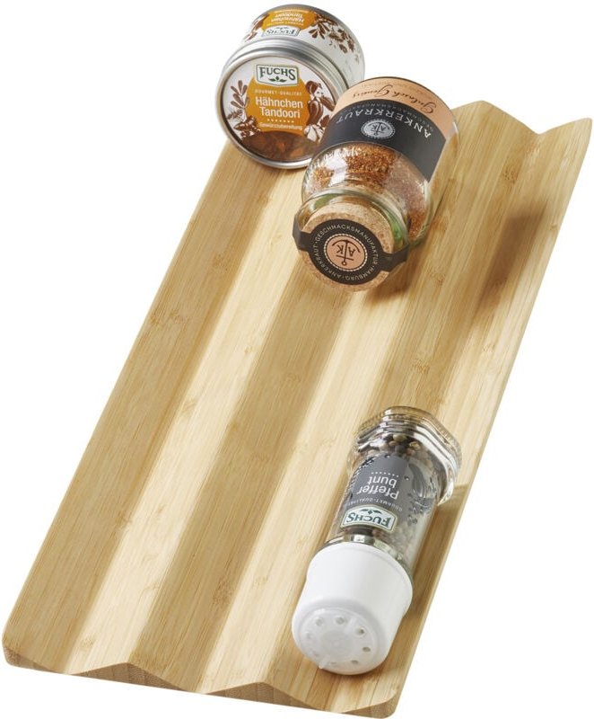 Bambus Gewürzeinsatz für ORGA-BOX III mit Canvas-Struktur