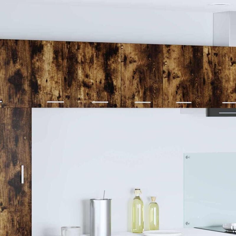 Thumbnail - Hängeschrank mit Tür Geräucherte Eiche und Weiß 60 x 31 x 40 cm vidaXL