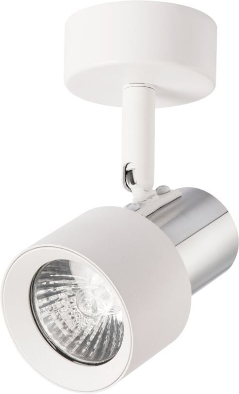 Spot Cino 1xGU10 Weiß + Chrom