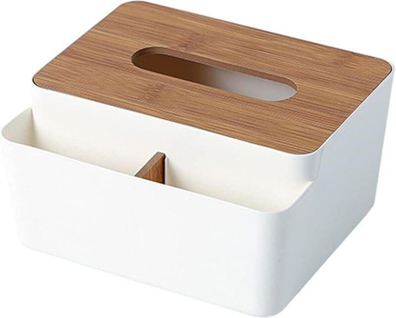 Porte-boîtes à mouchoirs de style minimaliste pour les plans de travail de salle de bain, emballage cadeau, télécommande...