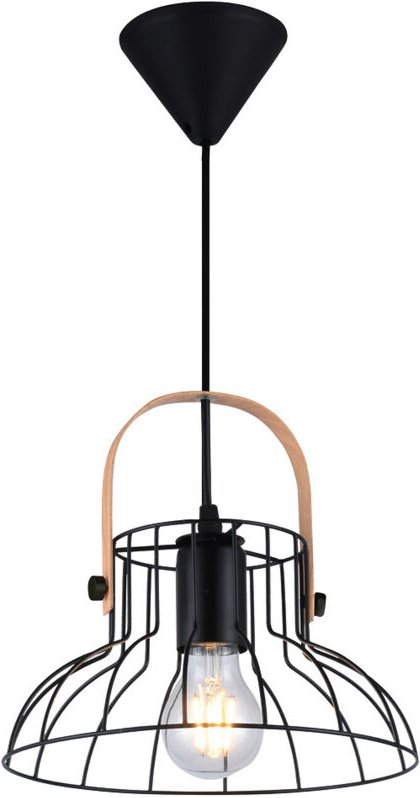 GSC - Pendelleuchte Serie Fundi E27 Ø240mm Schwarz