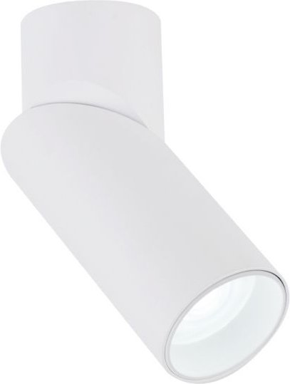 Spot Strahler Aluminium GU10 verstellbar rund d: 5,6 cm Weiß Modern