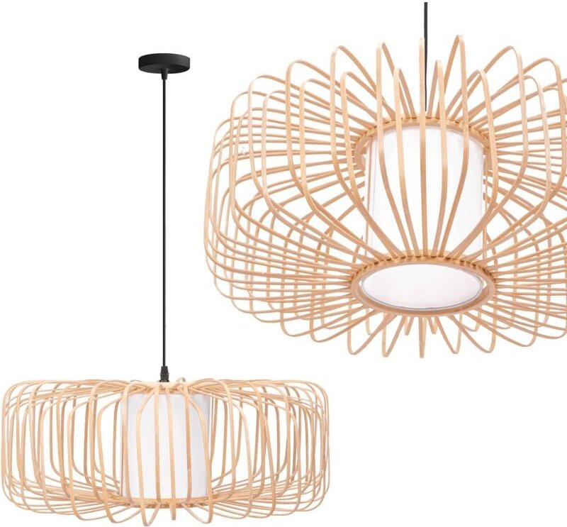 Toolight - lampe APP1376-1CP boho beige