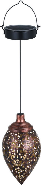 Thumbnail - DC1,2 v 0,65 w solarbetriebene LED-Laterne, hängende Außenlampe, Olivenform-Design, empfindliches Licht, Sensorsteuerung...