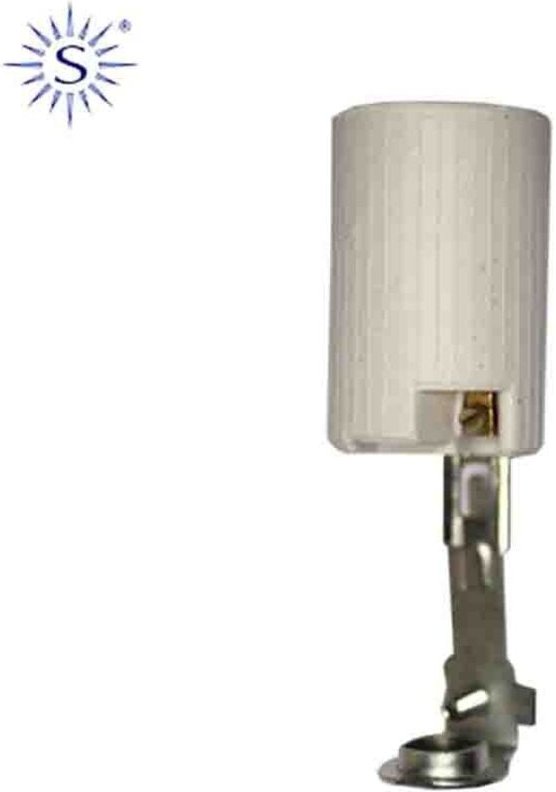 Kurzer Porzellan-Kerzenlampenhalter E14 Solera 479-J