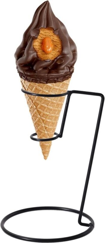 Set mit 10 generischen Eiswaffelhaltern, Eiscremeständern, Cupcake-Ständern für Partys, Eiscremehaltern aus Eisen