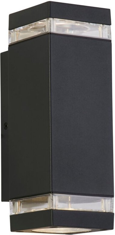 Searchlight Houston Outdoor Up Down Wandleuchte Grau