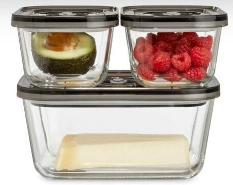 Caso VacuBoxx Eco-Set Frischebehälter-Set 3-teilig