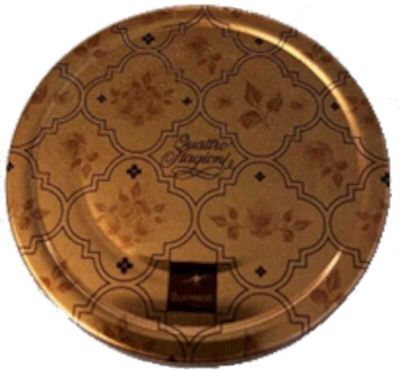 Deckel cucinare 86 mm 3er für Quattro Stagioni kupfer