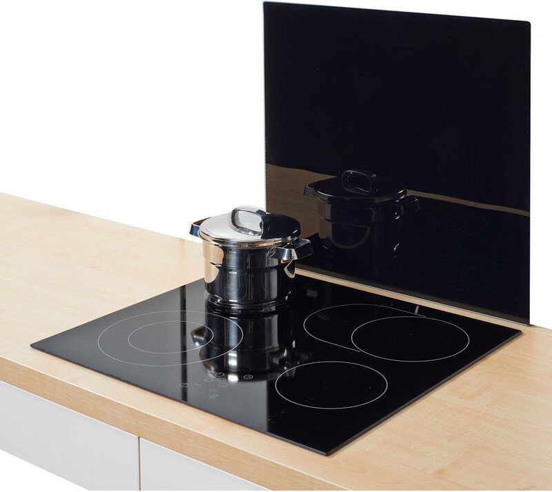 Zeller - Herdblende, Abdeckplatte, Herdabdeckplatte aus Glas