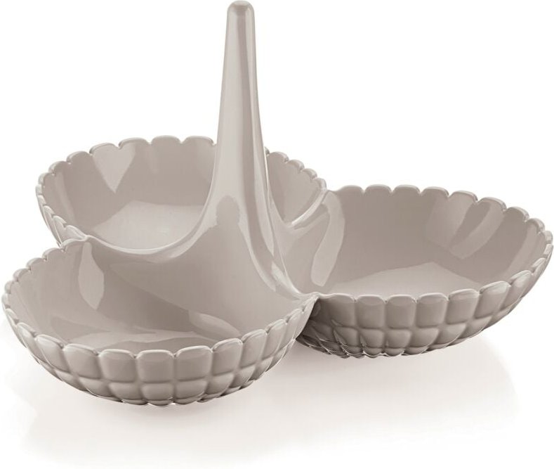 Taubengrauer Hors d'oeuvre-Teller von Tiffany