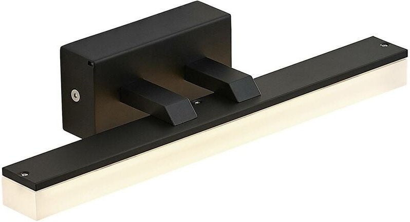 Lisana LED-Wandleuchte, IP44, 32 cm - Schwarz, weiß - Lucande