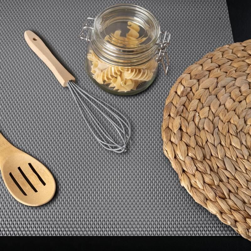 Emuca Antirutschmatte für Schublade grau anthrazit 20m