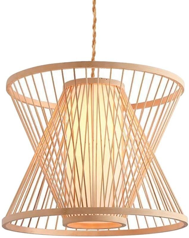 Barcelona Led - Japanische Bambus-Pendelleuchte "Rise"