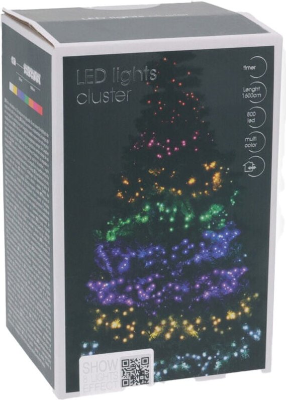 LED-Lichterkette mit Wassertropfeneffekt, 800 Stück