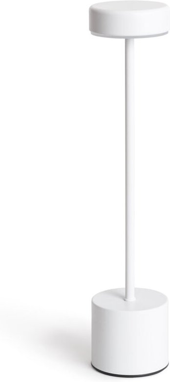 Efectoled - LED-Tischlampe tragbar 2W mit wiederaufladbaren USB-Akku Zimba Weiß