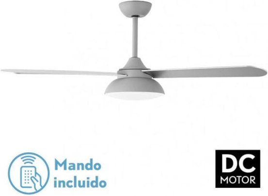 Ventilator dc umi 24w grau 3asp.rev.grey/haya 132d 132d 2950lm 3000-4000-6000k 2blades w/remote, memory & timer