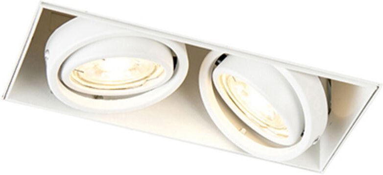 Smart Einbau Spot weiß trimless inkl. 2 WiFi GU10 - Oneon 2