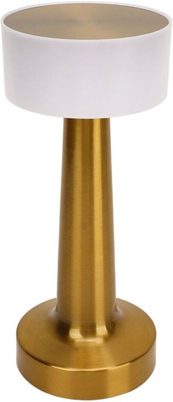 NIZUUONE Touch-Nachtlicht mit 3 Farben, USB-Ladefunktion, Nachttischlampe aus Metall für Restaurants, einstellbare Helli...