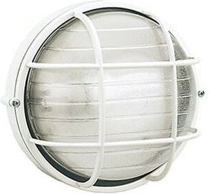 Kleine Decke Weiße runde industrielle Käfiglinie