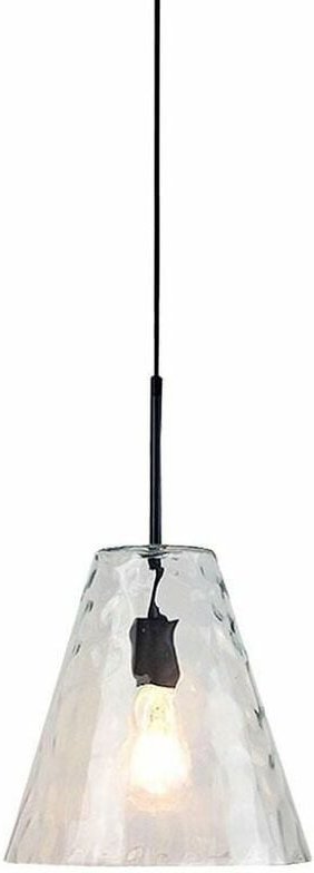 V-TAC LED-Kronleuchter aus Glaskegel mit E27-Lampenfassung (max. 60 W), transparente Farbe