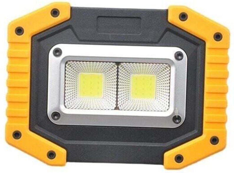 One Piece 10 W wiederaufladbares LED-Flutlicht, Baustellen-Flutlicht, tragbare Laterne, USB-LED-Flutlicht für Camping, B...