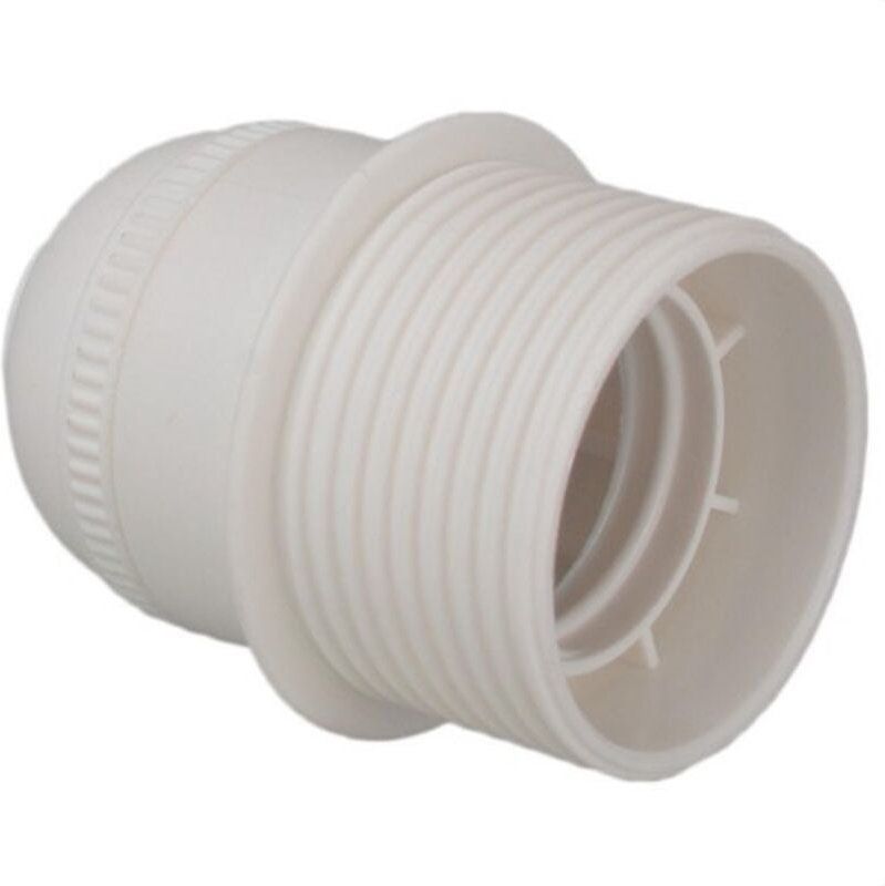 Fassung E27 4A 250V Gewindekörper t weiß