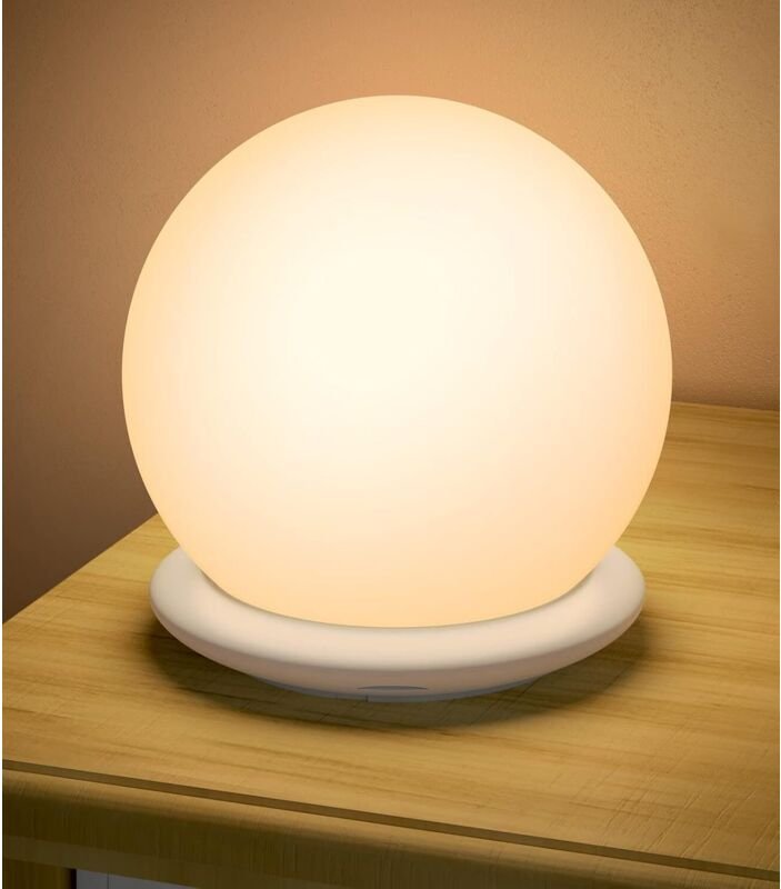 Wiederaufladbares Nachtlicht für Kinder, Baby-Nachtlicht mit 1-Stunden-Timer Dimmbar Touch-Steuerung 8 Lichtmodi USB-auf...