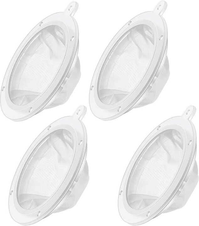 Tlily - 4 StüCk, 200 Mesh, Lebensmittelfilter, Sieb, Feinmaschiges Nylon-Mesh-Sieb, Kunststoff-Mesh-Sieb zum Filtern Von...