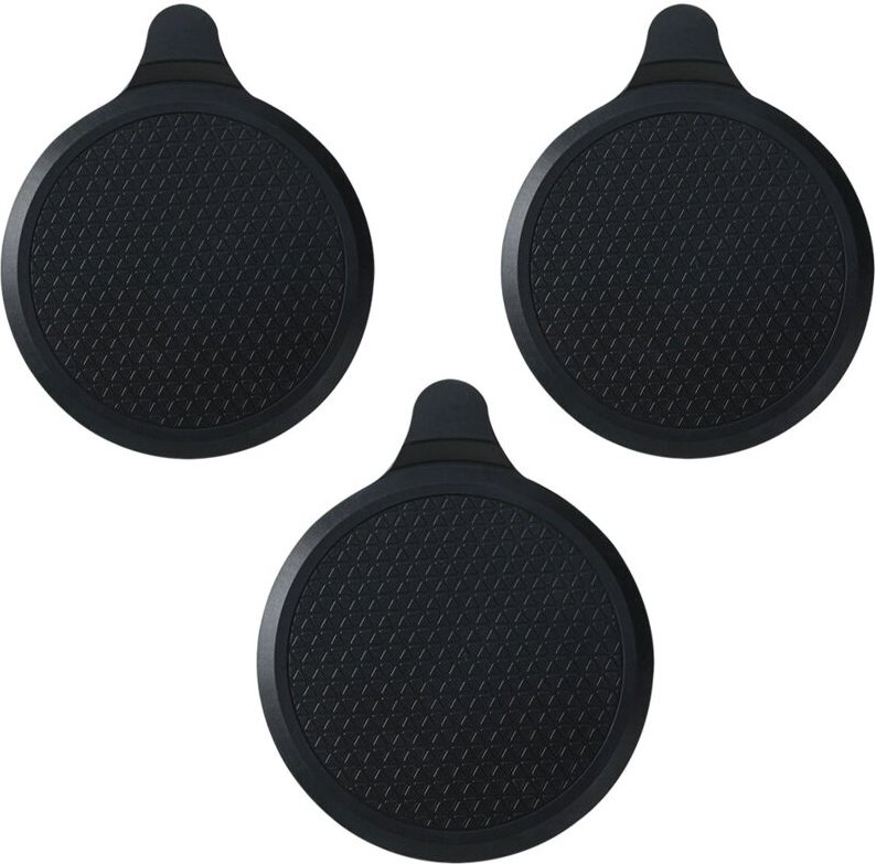 Linghhang - 3er Set Abflussstöpsel Silikon ø 18,5cm, Stöpsel für Badewanne, Küchenspüle, Badezimmerspüle, Schwarz