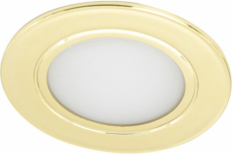 Led Einbauleuchte SL-Mono Spot 4000 k neutralweiß, vermessingt glänzend