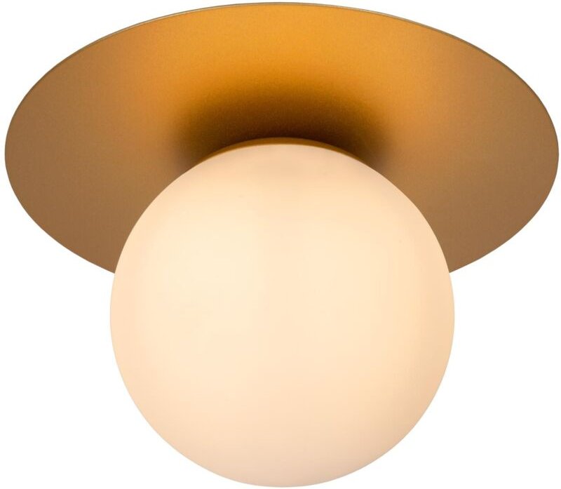 Tricia - Deckenleuchte - ø 25 cm - 1xE27 - Mattes Gold / Messing - Lucide