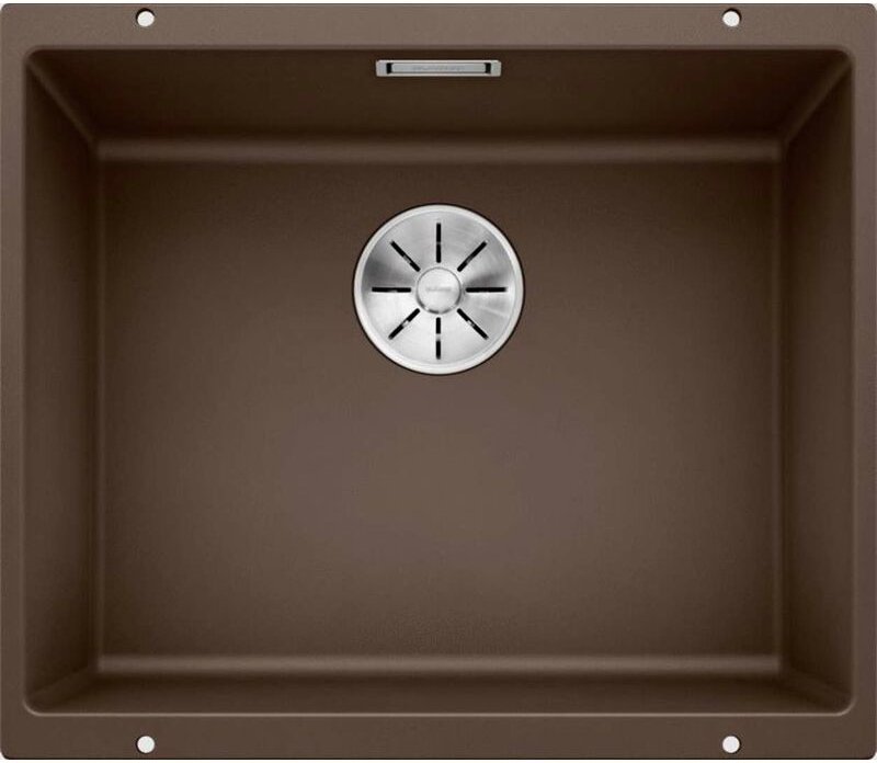 Subline 500 - Silgranitspüle, 53x46 cm, InFino, Kaffee 523441 - Blanco