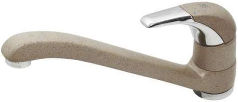 Ramon Soler - aquanova Spültisch-Einhebelmischbatterie, schwenkbarer Auslauf 5509 Granito Canela