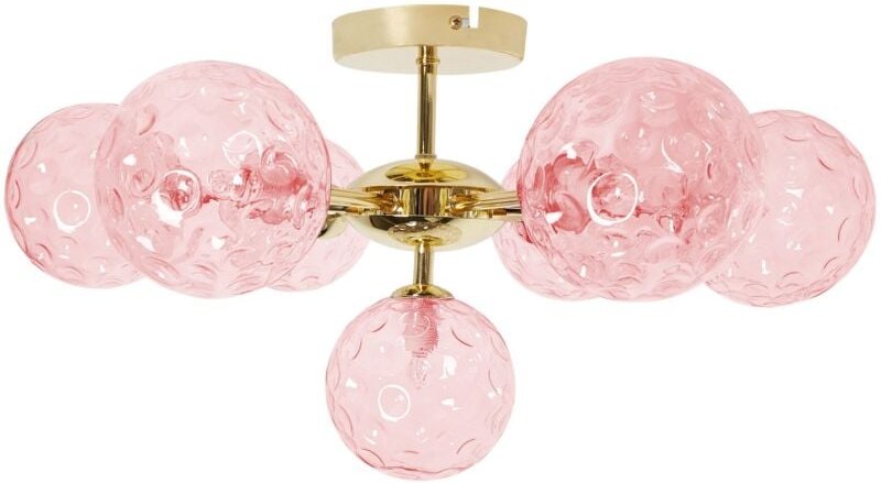 Thumbnail - Deckenlampe ANADYR Glas Rosa