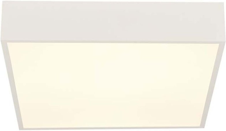 Thumbnail - Searchlight - Zeus 1-flammige quadratische Badezimmer-Deckenleuchte, weiß IP44 3000K